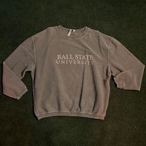 Gray ball state hoodie